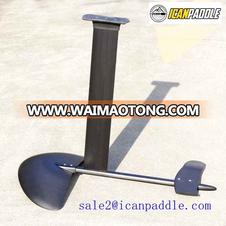 Hydrofoil carbon fiber wings aluminum mast is hollow